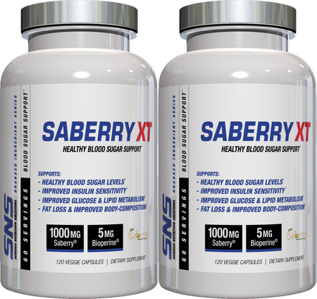 SNS Serious Nutrition Solutions Saberry XT - 2 x 120 Capsule Bottles TWINPACK