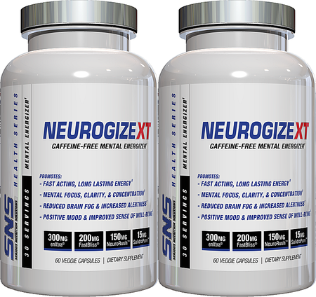 SNS Serious Nutrition Solutions Neurogize XT - 120 Capsules (2 x 60 Capsule Bottles) TWINPACK
