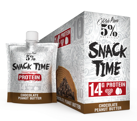 5% Nutrition Snack Time Chocolate Peanut Butter - 10 Pouches