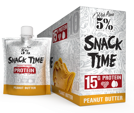 5% Nutrition Snack Time Peanut Butter - 10 Pouches