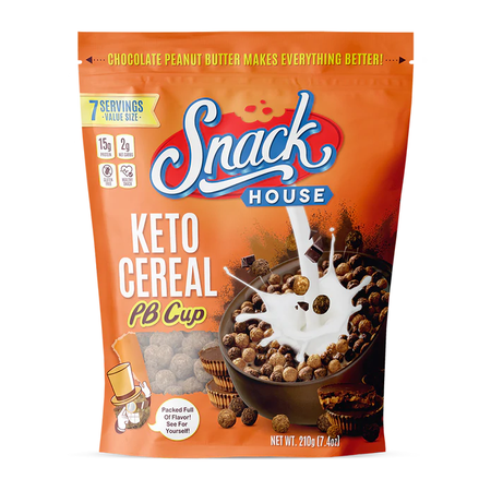 Snack House Keto Cereal  PB Cup - 7 Serving Bag