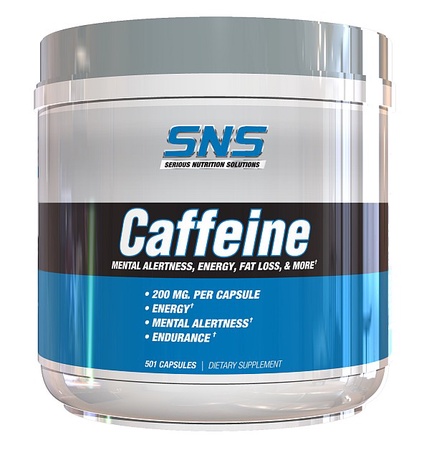 SNS Serious Nutrition Solutions Caffeine 200 Mg Capsules - 501 Caps