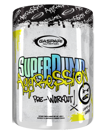 Gaspari Nutrition SuperPump Aggression  Lights Out Lemon - 25 Servings