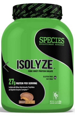 Species Nutrition Isolyze Chocolate Peanut Butter  - 44 Servings