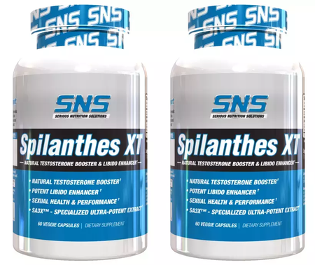 SNS Serious Nutrition Solutions Spilanthes XT - 2 x 60 Cap Btls  TWINPACK