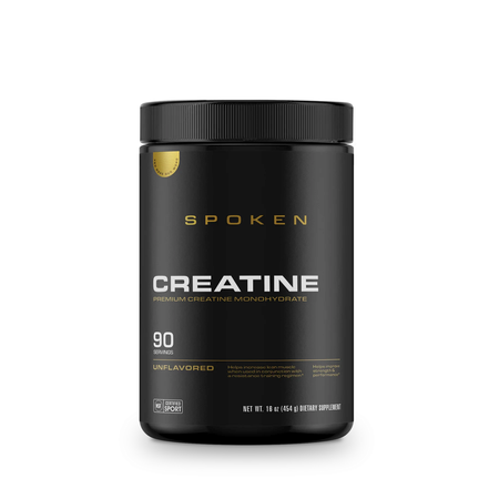 Spoken Nutrition Creatine Unflavored (NSF Certified for Sport) - 90 Servings