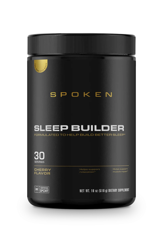 Spoken Nutrition Sleep Builder (NSF Certified for Sport)  Cherry - 30 Servings (18 oz)