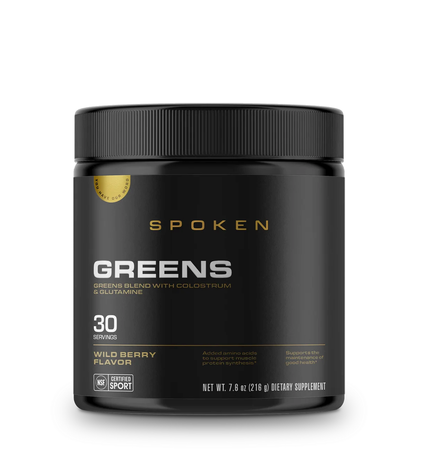 Spoken Nutrition Greens  Berry Blast (NSF Certified for Sport) - 30 Servings