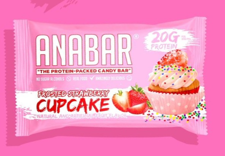 Anabar Frosted Strawberry Cupcake - 12 Bars