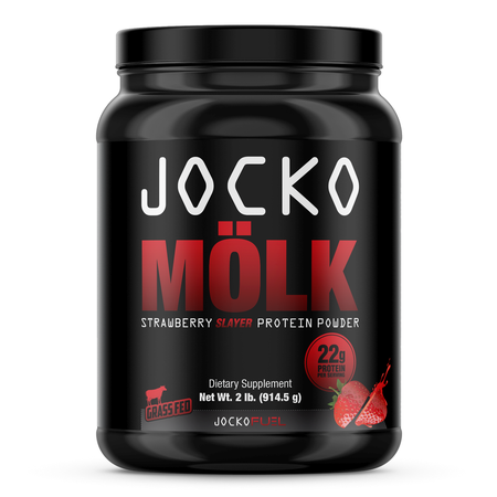 Jocko Mölk Protein Blend Grass Fed  Strawberry - 2 Lb