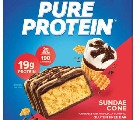 Pure Protein Bars Sundae Cone  - 6 Bars