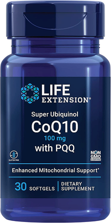 Life Extension Super Ubiquinol CoQ10 with PQQ, 100 mg - 30 Cap