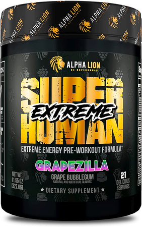 Alpha Lion SuperHuman Extreme  Grapezilla - 21 Servings