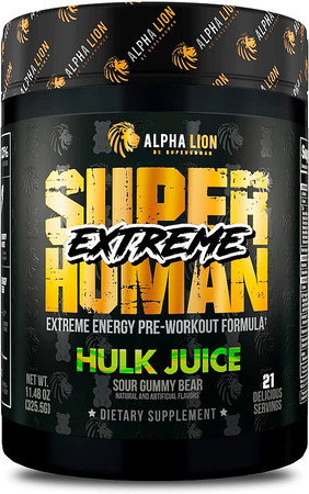 Alpha Lion SuperHuman Extreme  Hulk Juice - 21 Servings