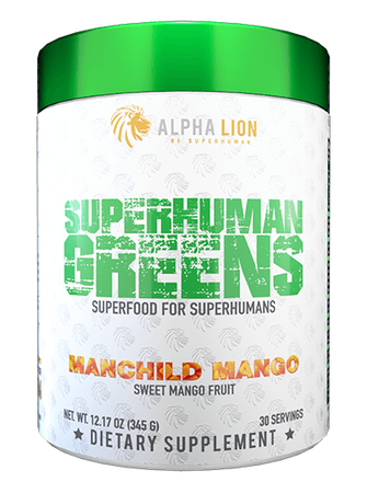 Alpha Lion SuperHuman Greens   Sweet Mango Fruit - 30 Servings
