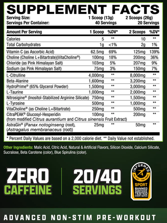Axe & Sledge Hydraulic Swamp Beast (Apple Berry) - 20/40 Servings