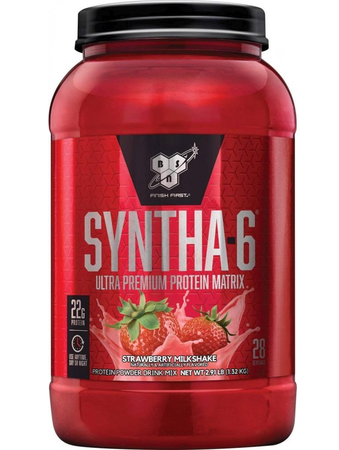 Bsn Syntha-6 Protein  Strawberry - 2.91 Lb