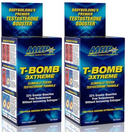 MHP T-BOMB 3XTREME - 2 x 168 Tab Btls  TWINPACK