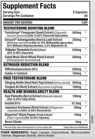 AllMax Nutrition TESTOFX Xtreme - 2 x 90 Capsule Bottles TWINPACK  *New Formula