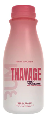 CBum Thavage Pre-Workout 12oz RTD Berry - 1 Bottle