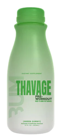 CBum Thavage Pre-Workout 12oz RTD Green Gummy - 1 Bottle