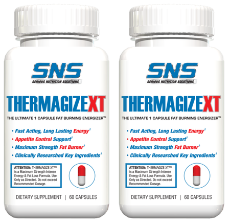 SNS Serious Nutrition Solutions Thermagize XT - 2 x 60 Cap Btls TWINPACK