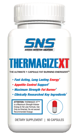 SNS Serious Nutrition Solutions Thermagize XT  - 60 Capsules *The Ultimate 1 Capsule Fat Burning Energizer