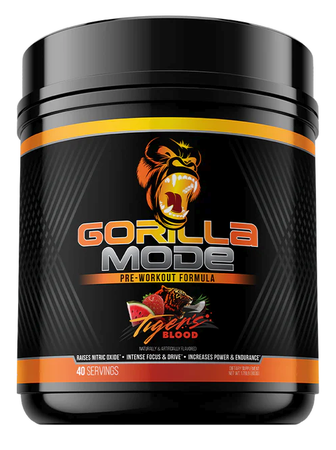 Gorilla Mind Gorilla Mode Pre-Workout Tigers Blood - 40 Servings