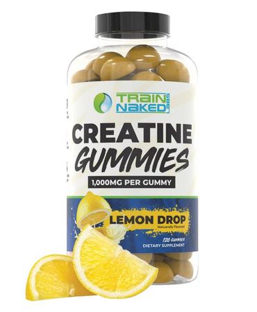 TNL Creatine Gummies 1g Creatine/Gummie  Lemon Drop - 120 Gummies