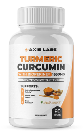 Axis Labs Turmeric Curcumin with Bioperine  - 90 Cap