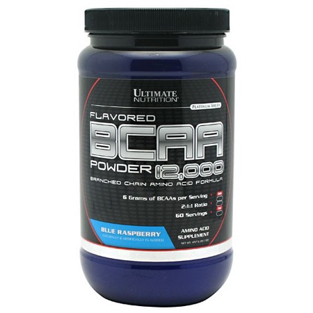 Ultimate Nutrition BCAA Powder 12,000 Blue Raspberry - 60 Servings