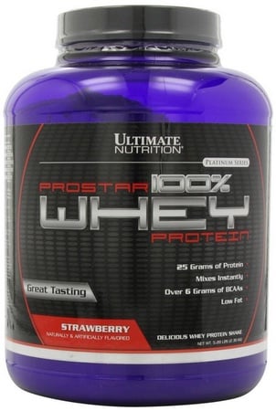 Ultimate Nutrition Prostar Whey Protein Strawberry - 5 Lb