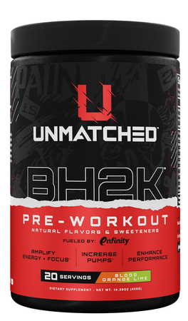 Unmatched Nutrition BH2K Pre-Workout - Blood Orange Lime   - 20 Servings