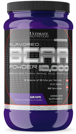 Ultimate Nutrition BCAA Powder 12,000 Grape - 60 Servings