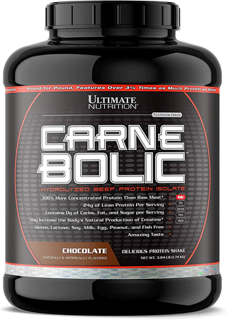 Ultimate Nutrition CarneBOLIC Beef Protein Isolate  Chocolate - 60 Servings