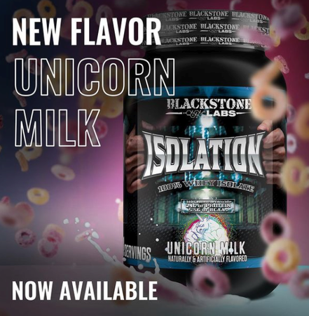 Blackstone Labs Isolation Whey Isolate Protein Unicorn Milk - 5 Lb