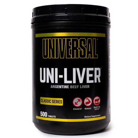 Universal Uni-Liver Beef Liver - 500 Tablets