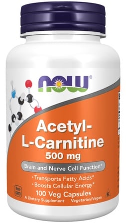 Now Foods Acetyl-L-Carnitine 500 Mg - 100 Cap