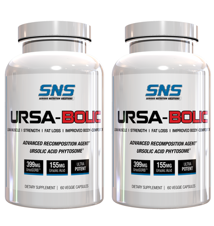 SNS Serious Nutrition Solutions Ursa-Bolic - 120 Cap (2 x 60 Cap Btls)  TWINPACK