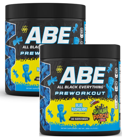 ABE Ultimate Pre-Workout Sour Patch Kids Blue Raspberry- 2 x 30 Servings TWINPACK