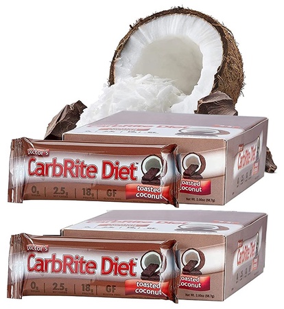Universal Doctor'S Carbrite Diet Bar Toasted Coconut - 2 x 12 Bars TWINPACK *Expiration date 2/23