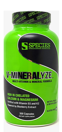 Species Nutrition V-Mineralyze  - 300 Capsules