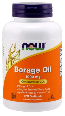Now Foods Borage Oil 1000 Mg Softgels - 120 Cap