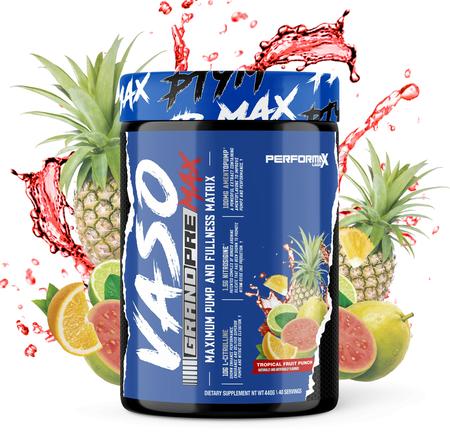 Performax Labs VasoMax Grand Pre-Workout  Tropical Fruit Punch - 40 Servings