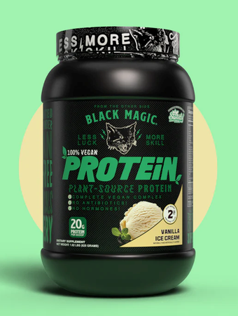 Black Magic Supply Vegan Protein  Vanilla Ice Cream - 25 Servings