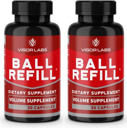 Vigor Labs Ball Refill - 2 x 30 Capsule Bottles TWINPACK