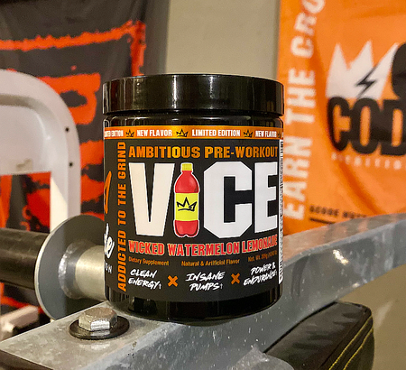 GCode Nutrition VICE: Ambitious Pre-Workout  Wicked Watermelon Lemonade - 30 Servings