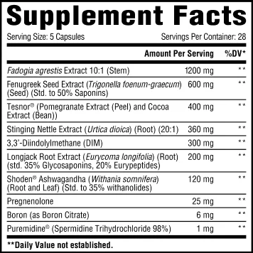 Core Nutritionals VITAL-T - Testosterone Booster - 140 Capsules