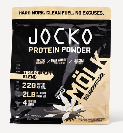 Jocko Protein Powder  4 Protein Blend  Vanilla - 2.1 Lb