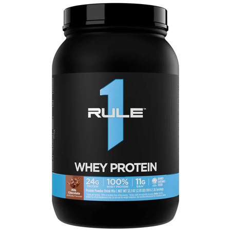 Rule 1 Whey Protein (100% Whey Protein)  Milk Chocolate - 2 Lb (26 Servings)